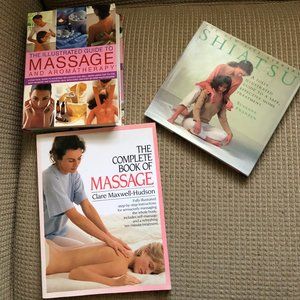 Massage and Shiatsu Book Lot ( 3) .